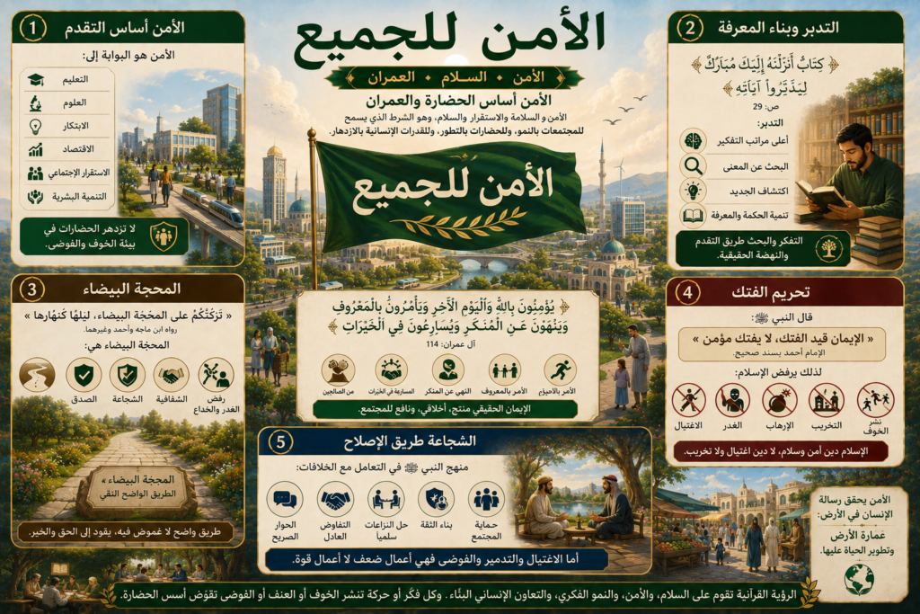 الامن امر الهي وتكليف